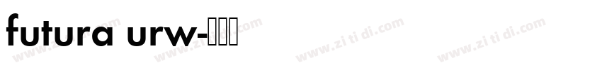 futura urw字体转换